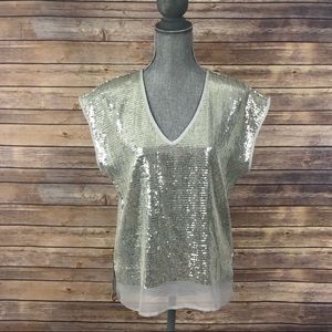 Velvet by Graham & Spencer Sequin Holiday Top